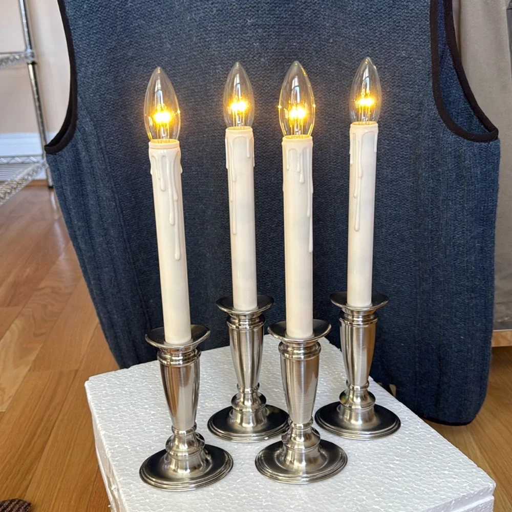 Battery Operated Window Candles - Picture 1 of 12